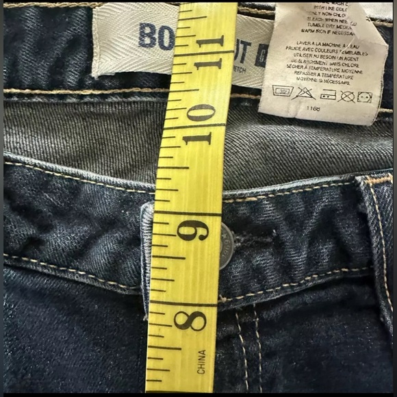 GAP Jeans Womens Boot Cut Mid Rise Dark Wash Cotton Stretch Pockets | 8 - Picture 10 of 11